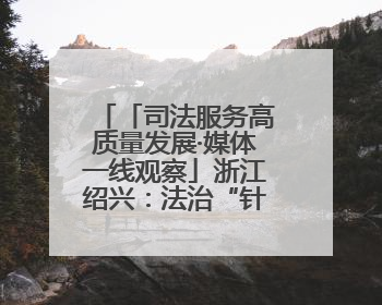 「司法服务高质量发展·媒体一线观察」浙江绍兴：法治“针脚”绣出纺织新天地