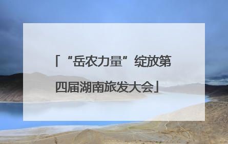 “岳农力量”绽放第四届湖南旅发大会