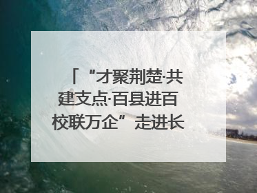 “才聚荆楚·共建支点·百县进百校联万企”走进长江大学文理学院