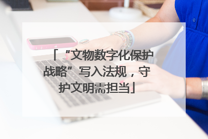“文物数字化保护战略”写入法规，守护文明需担当