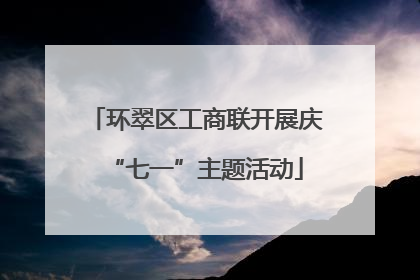 环翠区工商联开展庆“七一”主题活动