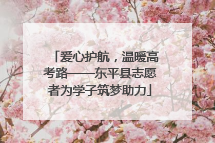 爱心护航，温暖高考路——东平县志愿者为学子筑梦助力