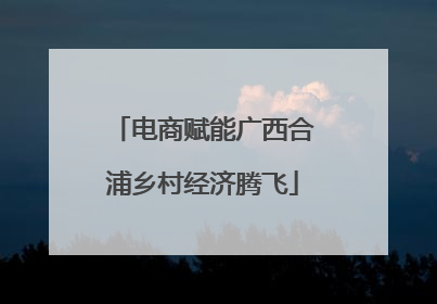 电商赋能广西合浦乡村经济腾飞