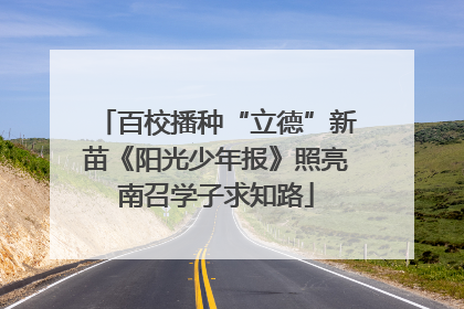 百校播种“立德”新苗《阳光少年报》照亮南召学子求知路