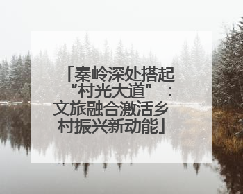 秦岭深处搭起“村光大道”：文旅融合激活乡村振兴新动能