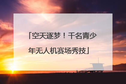 空天逐梦！千名青少年无人机赛场秀技