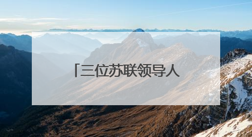 三位苏联领导人与二战的故事