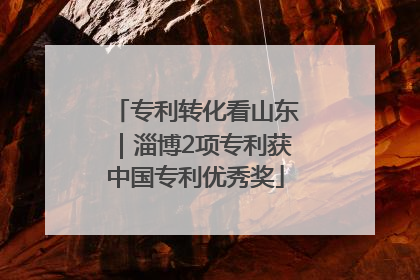 专利转化看山东｜淄博2项专利获中国专利优秀奖