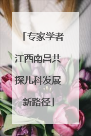 专家学者江西南昌共探儿科发展新路径