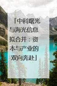 中科曙光与海光信息拟合并：资本与产业的双向奔赴