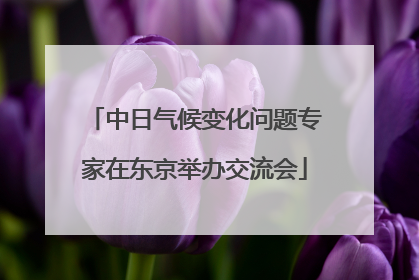 中日气候变化问题专家在东京举办交流会
