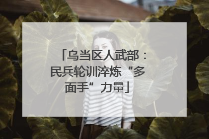 乌当区人武部：民兵轮训淬炼“多面手”力量