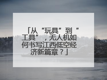 从“玩具”到“工具”，无人机如何书写江西低空经济新篇章？