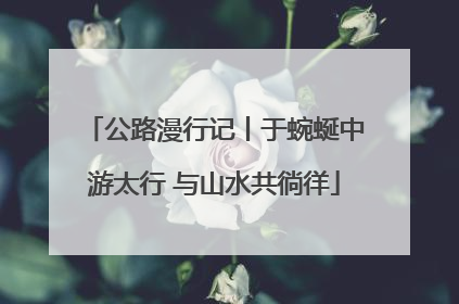 公路漫行记丨于蜿蜒中游太行 与山水共徜徉