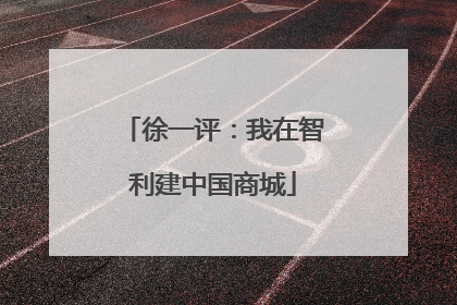 徐一评：我在智利建中国商城