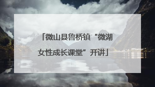 微山县鲁桥镇“微湖女性成长课堂”开讲
