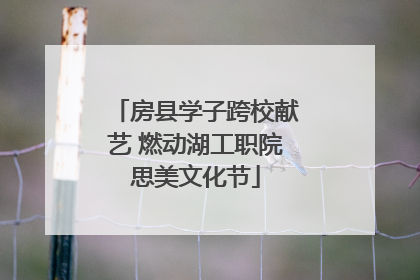 房县学子跨校献艺 燃动湖工职院思美文化节