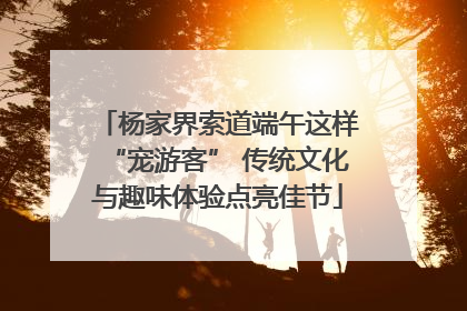 杨家界索道端午这样“宠游客” 传统文化与趣味体验点亮佳节