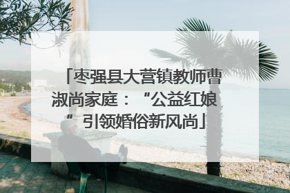 枣强县大营镇教师曹淑尚家庭：“公益红娘”引领婚俗新风尚