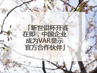 新世俱杯开赛在即,中国企业成为VAR显示官方合作伙伴