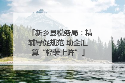 新乡县税务局：精辅导促规范 助企汇算“轻装上阵”