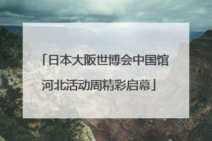 日本大阪世博会中国馆河北活动周精彩启幕
