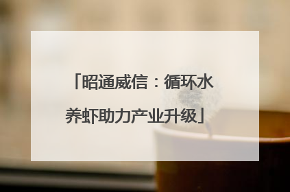 昭通威信：循环水养虾助力产业升级