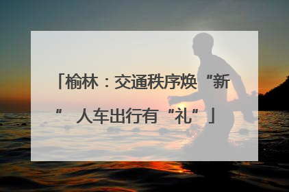 榆林：交通秩序焕“新” 人车出行有“礼”