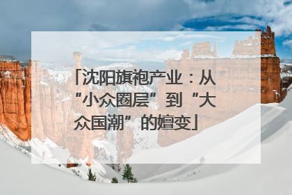 沈阳旗袍产业：从“小众圈层”到“大众国潮”的嬗变