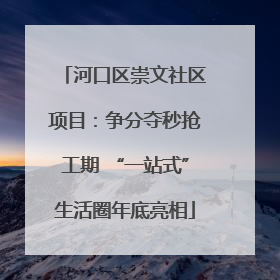 河口区崇文社区项目：争分夺秒抢工期 “一站式”生活圈年底亮相