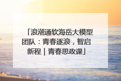 浪潮通软海岳大模型团队：青春逐浪，智启新程｜青春思政课
