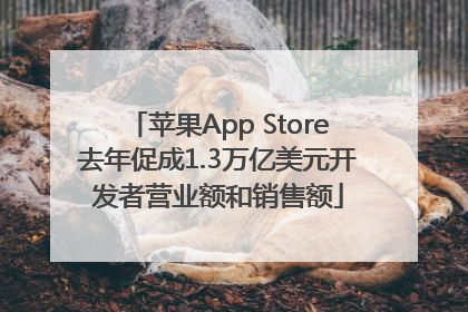 苹果App Store去年促成1.3万亿美元开发者营业额和销售额
