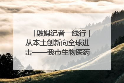融媒记者一线行｜从本土创新向全球进击——我市生物医药产业破茧突围