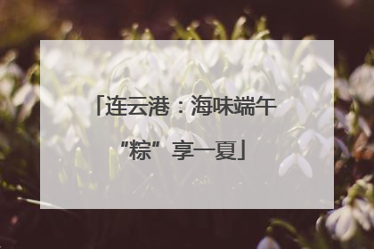 连云港：海味端午 “粽”享一夏