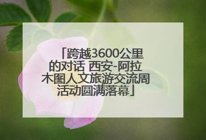 跨越3600公里的对话 西安-阿拉木图人文旅游交流周活动圆满落幕