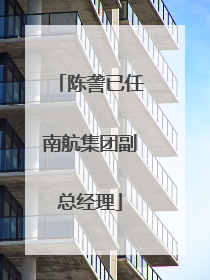 陈詟已任南航集团副总经理