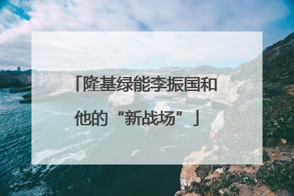 隆基绿能李振国和他的“新战场”