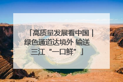 高质量发展看中国｜绿色通道达境外 输送三江“一口鲜”
