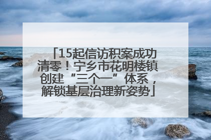 15起信访积案成功清零！宁乡市花明楼镇创建“三个一”体系，解锁基层治理新姿势
