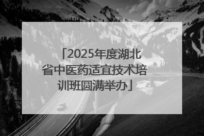 2025年度湖北省中医药适宜技术培训班圆满举办