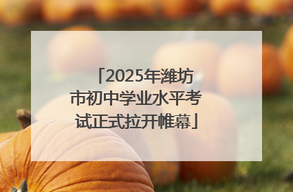 2025年潍坊市初中学业水平考试正式拉开帷幕