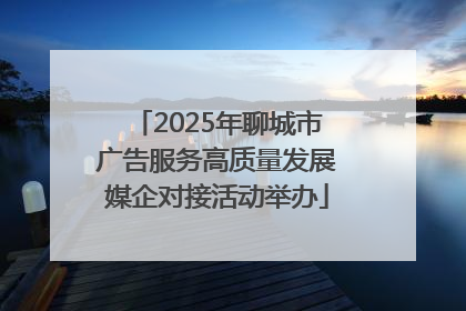 2025年聊城市广告服务高质量发展媒企对接活动举办