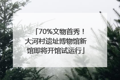 70%文物首秀！大河村遗址博物馆新馆即将开馆试运行